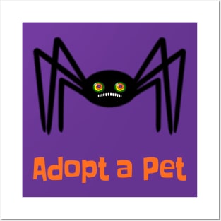 Adopt a Pet Spooky Spider Posters and Art